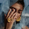 Diamanti Collection 18K Gold & Diamonds Disconnected Leaves Ring - Nado's Jewellery