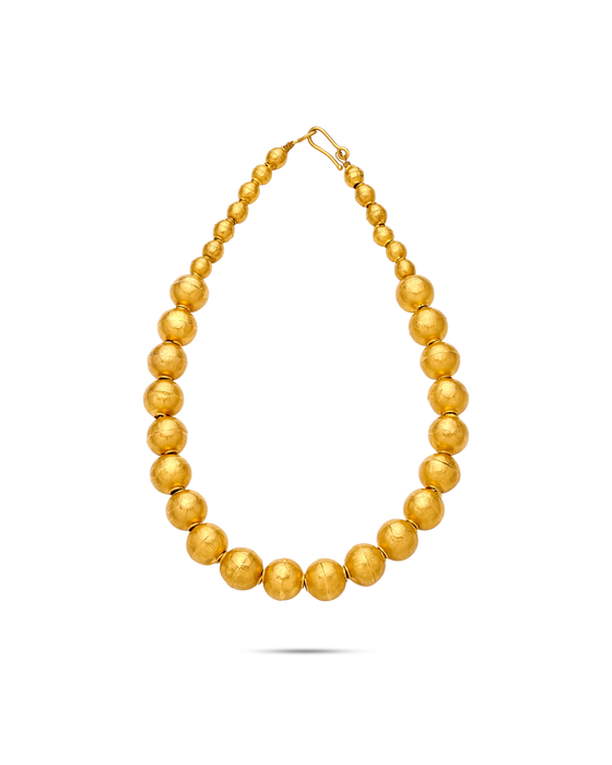 Tesoro Collection 21K Gold Pendenza Pearl Shaped Piccola Collier