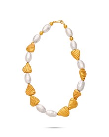  Perle Collection 21K Gold & Pearls Necklace