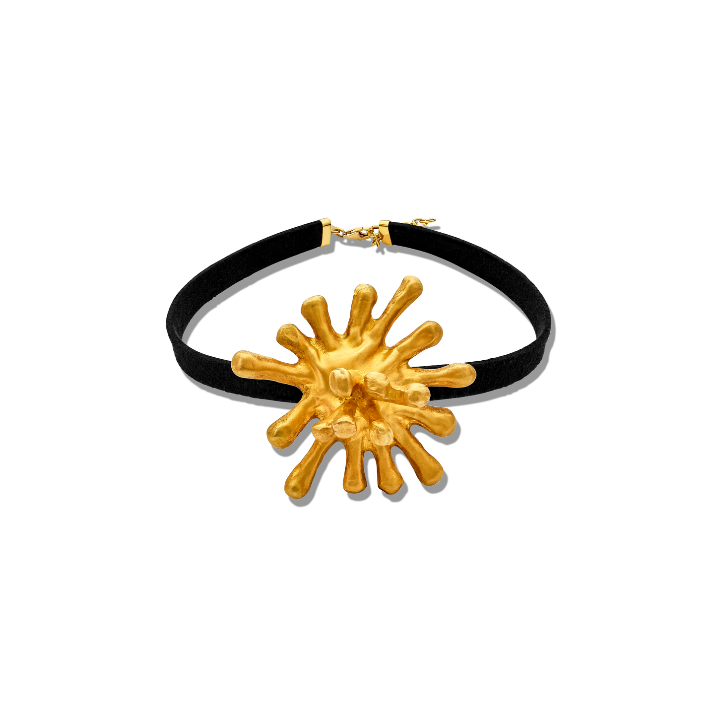 Tesoro Collection 21K Gold Sunburst Spikes Choker - Nado's Jewellery