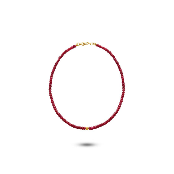 Pietre Collection Precious Stones & 18K Gold Bead Choker