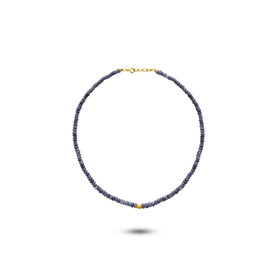 Pietre Collection Precious Stones & 18K Gold Bead Choker