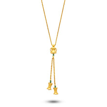  Tesoro Collection 18K Gold & Emerald Bell Négligée Necklace