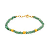 Pietre Collection Precious Stones 21K Gold Beaded Bracelet