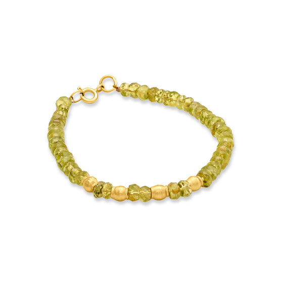 Pietre Collection Precious Stones 21K Gold Beaded Bracelet