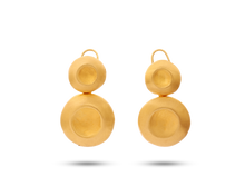  Tesoro Collection 21K Gold Pulsante Piccolo Earring