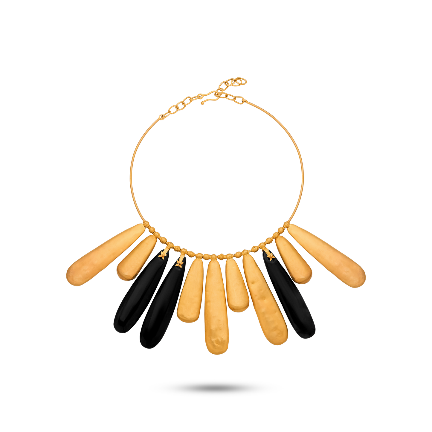 Pietre Collection 21K Gold And Jade Nefertiti Necklace - Nado's Jewellery