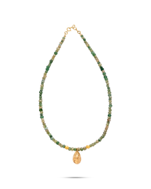  Mini Nado's 18K Gold Cardamom Jade Choker