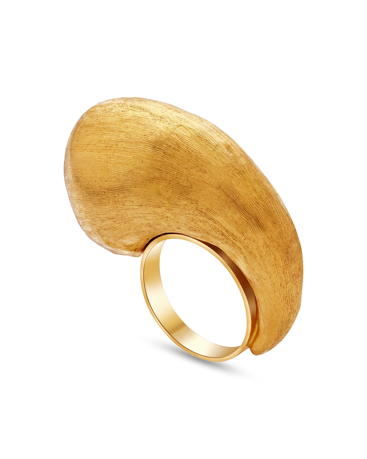 Tesoro Collection 18K Gold Cashew Ring - Nado's Jewellery