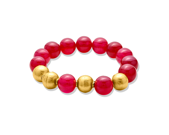 PIETRE COLLECTION BRACELET 21K RED AND GOLD BRACELET 2