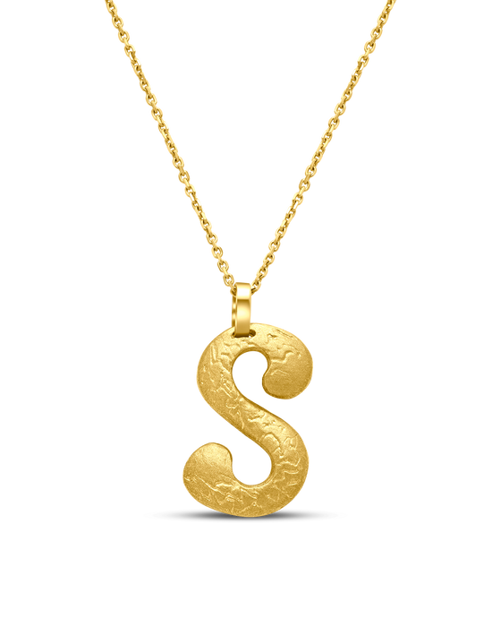 Tesoro Collection 18K Gold Letter Pendant