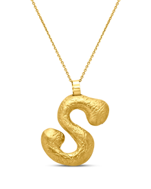  Tesoro Collection 18K Gold Letter Pendant