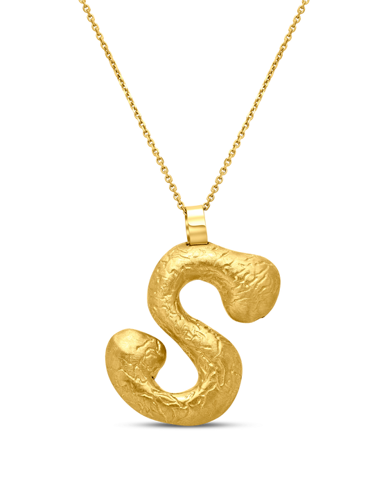 Tesoro Collection 18K Gold Letter Pendant