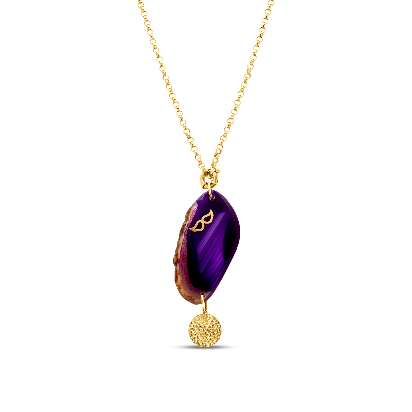 Pietre Collection 18K Gold Viola Amethyst Necklace - Nado's Jewellery
