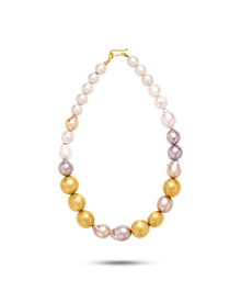  Perle Collection 21K Gold & Pearls Fuse Pearls Necklace