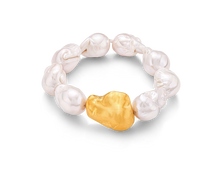  Perle Collection 21K Gold Media Perla A Mano Bracelet