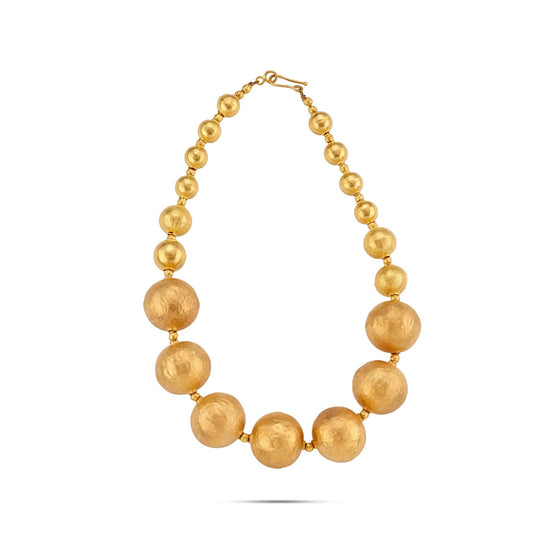 Tesoro Collection 21K Gold Ball Shaped Necklace