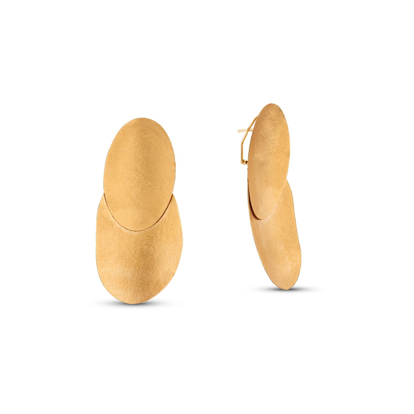 Tesoro Collection 21K Gold Tree Of Life Earrings - Nado's Jewellery