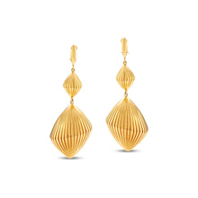  Tesoro Collection 18K Gold Irregular Rounds Drop Earrings