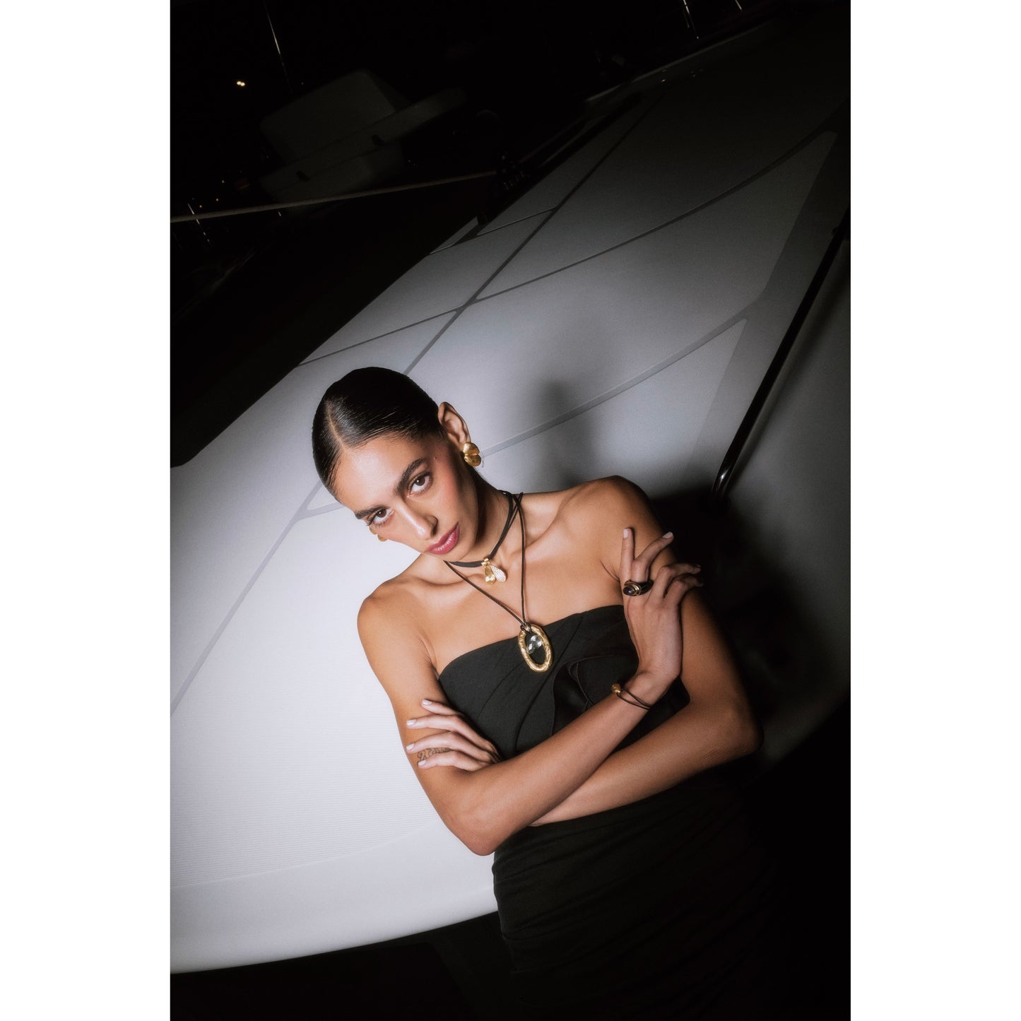 Terra Collection Nado'S Diamond 18K Gold Media Cardamom Choker - Nado's Jewellery