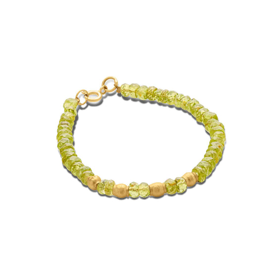 Pietre Collection Precious Stones 21K Gold Beaded Bracelet