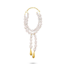  Perle Collection Pearl & 21K Gold Two-Tier Collier