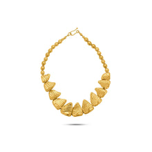  Tesoro Collection 21K Gold Ribbed Necklace