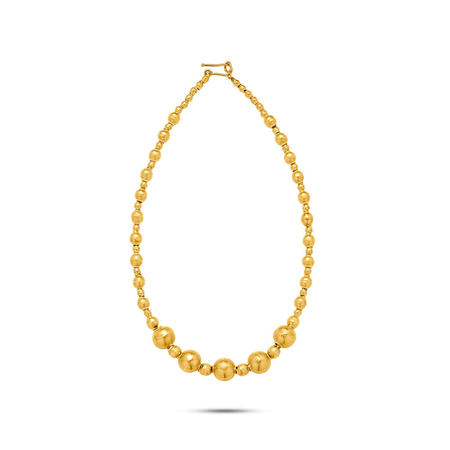 Tesoro Collection 21K Gold Pearl Shaped Marquis Collier - Nado's Jewellery