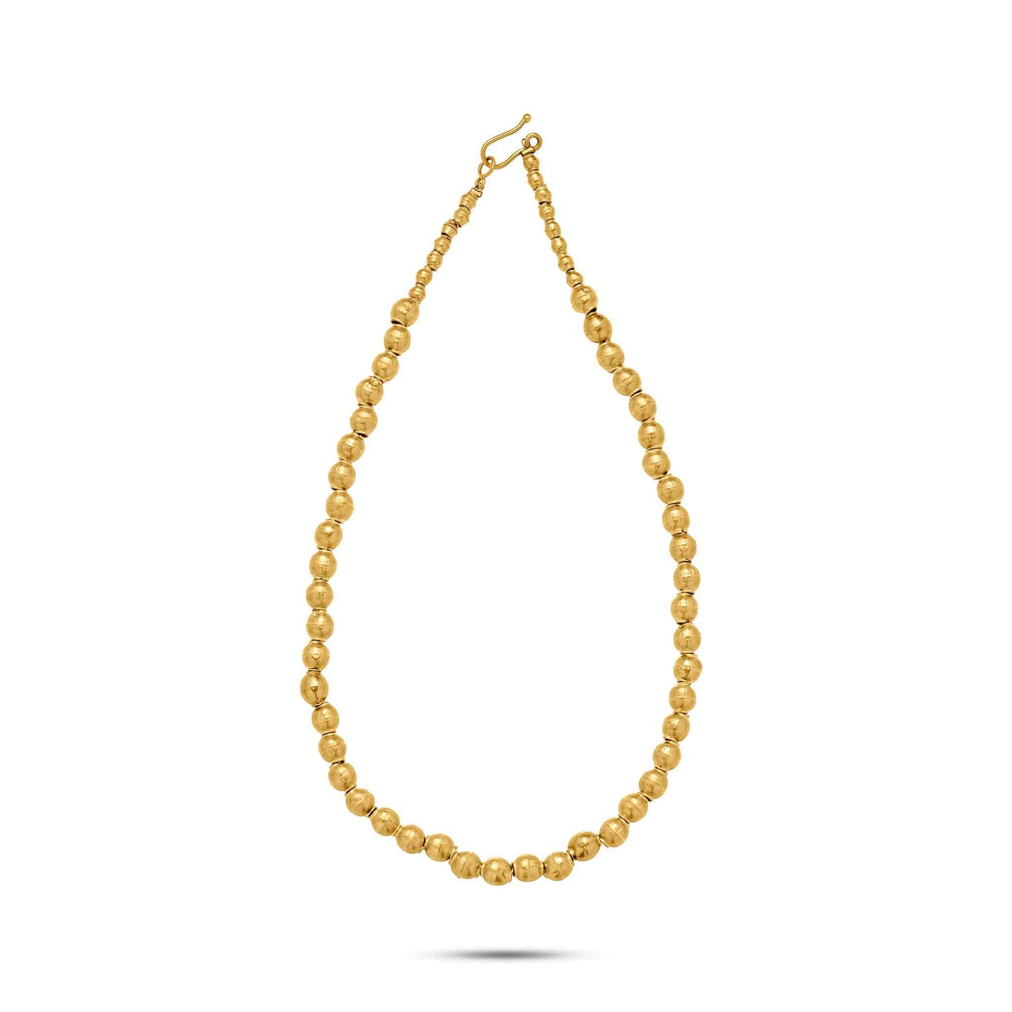 Tesoro Collection 21K Gold Piccola Pearl Shaped Necklace - Nado's Jewellery