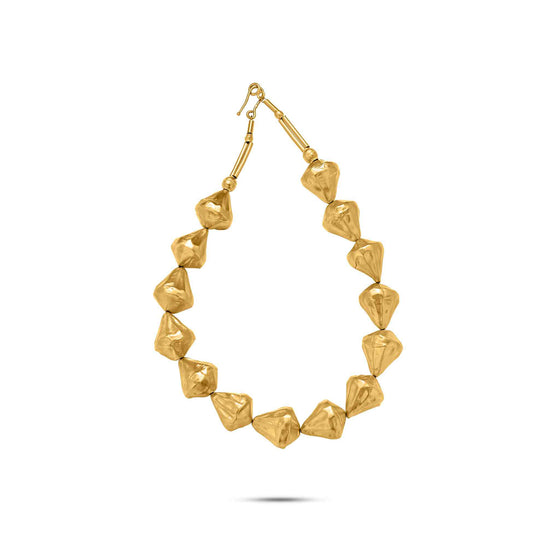 Tesoro Collection 21K Gold Irregular Round Piccola