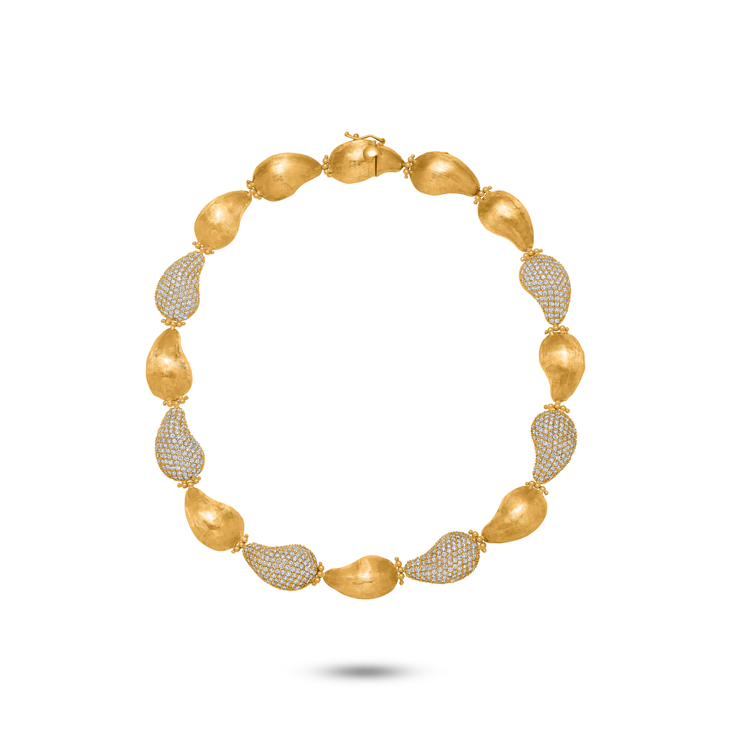 Diamanti Collection 18K Gold Sei Yin Yang Diamond Cardamom Necklace - Nado's Jewellery