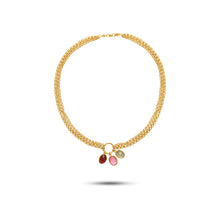  Pietre Collection 18K Gold Amethyst & Citrine Chain Necklace