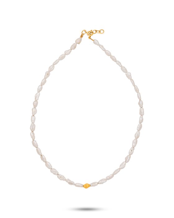 Perle Collection 21K Gold Tiny Lumina Choker
