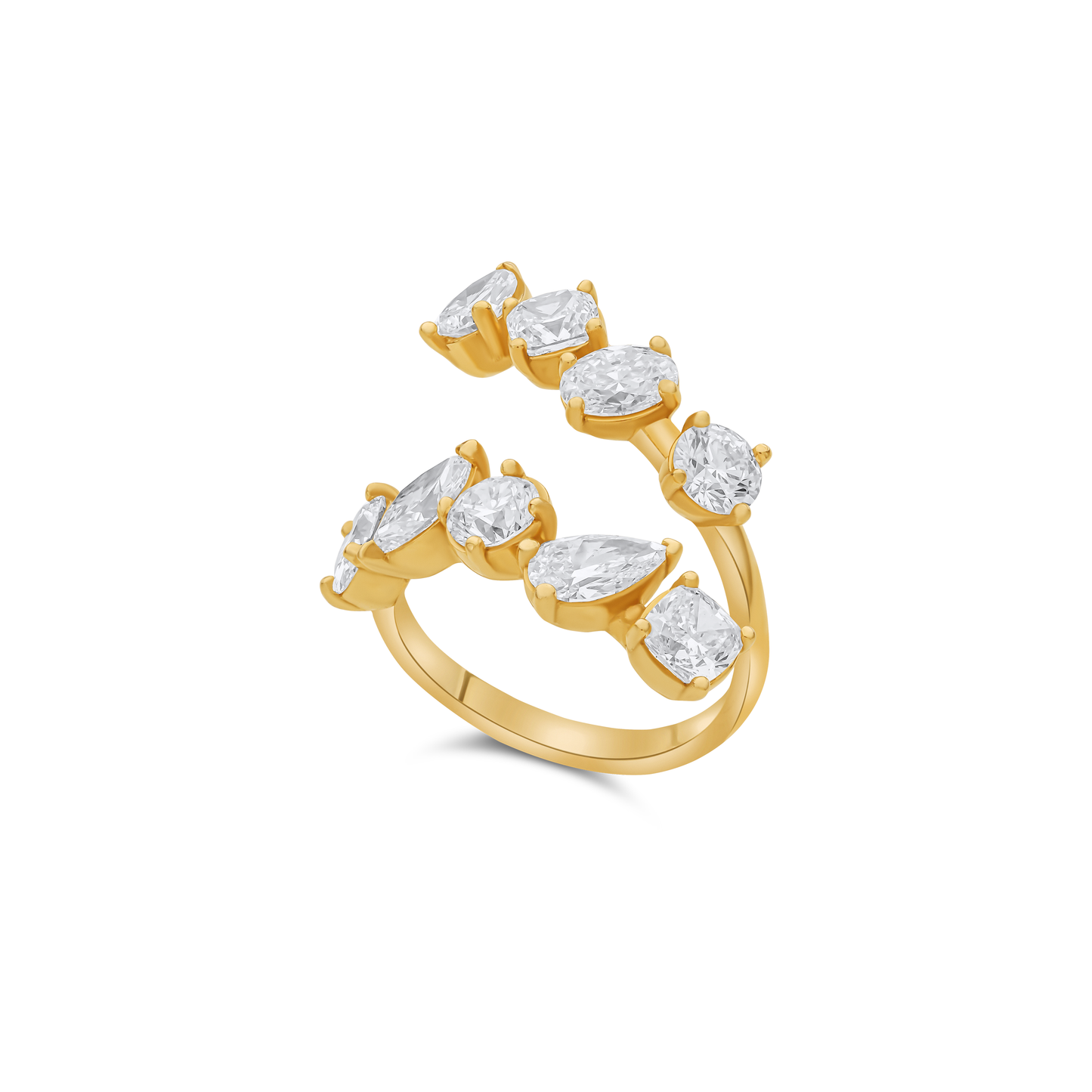 Diamanti Collection Nove Diamanti Spirale Ring - Nado's Jewellery