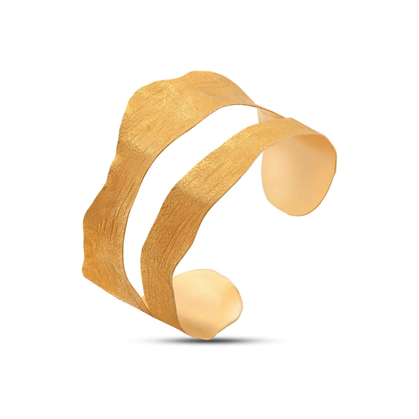 Tesoro Collection 18K Gold Twin Cuff - Nado's Jewellery