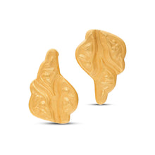  Tesoro Collection 21K Gold Flame Earrings