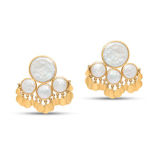  Perle Collection 18K Gold & Pearl Dome Earrings