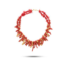  Pietre Collection Coral & 21K Gold Two-Tier Collier