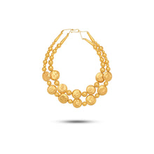  Tesoro Collection 21K Gold Two-Tier Multi-Sized Termes Collier