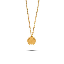  Tesoro Collection 21K Gold Horn Coin Pendant