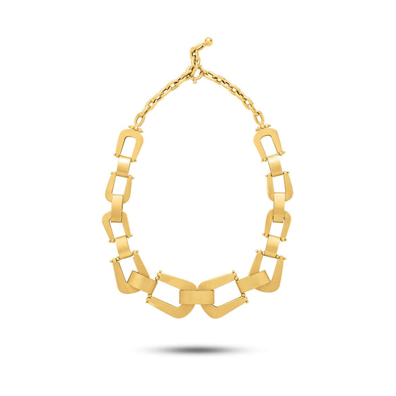 Tesoro Collection 21K Gold Geometric Links Necklace