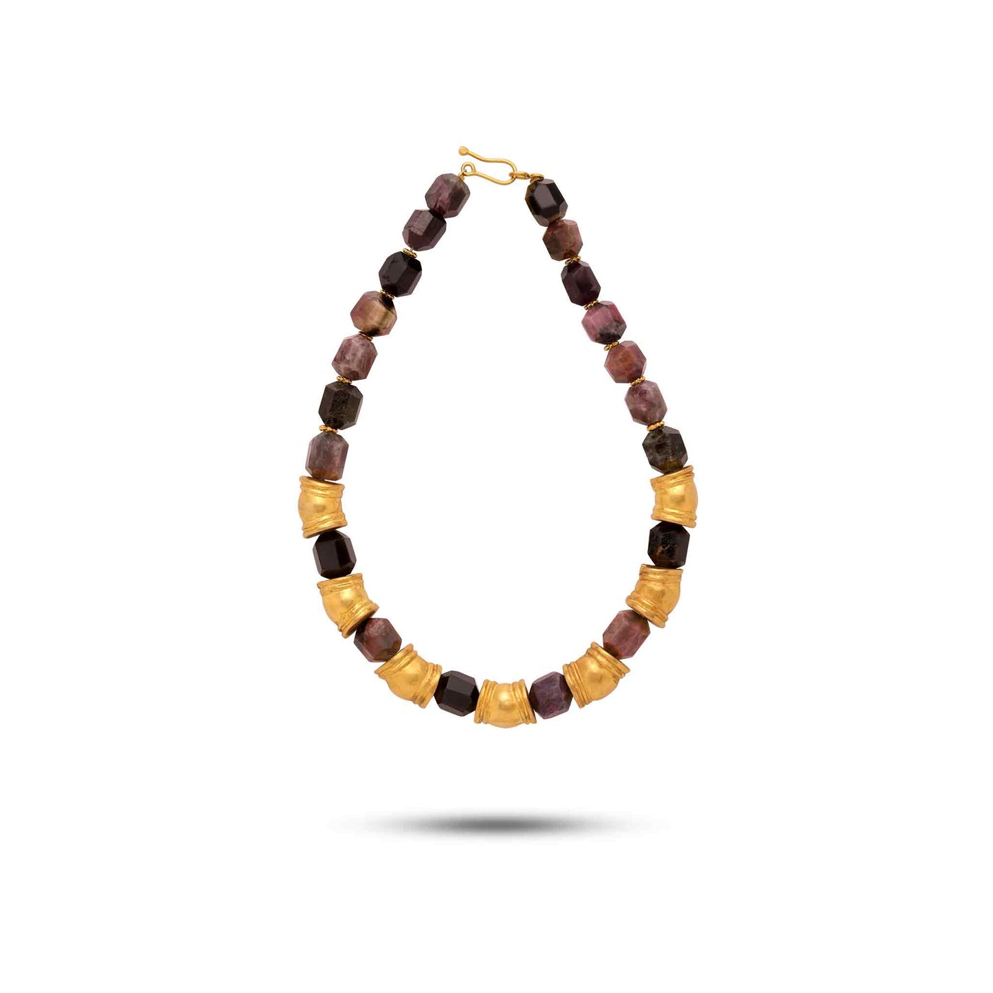 Pietre Collection 21K Gold & Tourmaline Perline Piccola Necklace - Nado's Jewellery