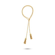  Tesoro Collection 18K Gold Duo Tassle Rope Necklace