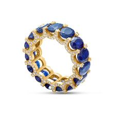  Diamanti Collection 18K Gold Sapphire & Diamond Band